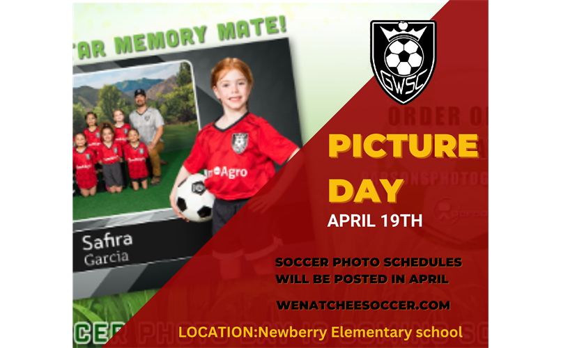 Soccer photos are April 19