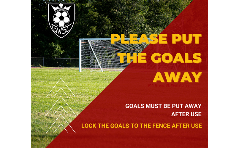 Please put the goals away after use