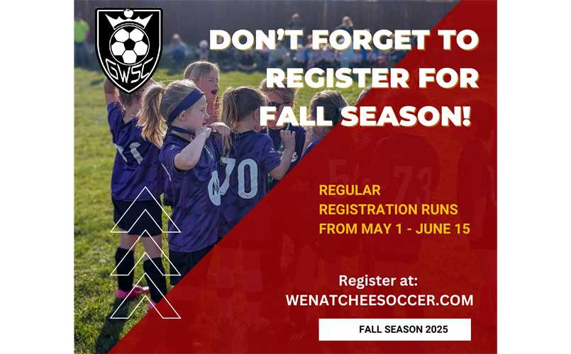 Fall season registration is open!
