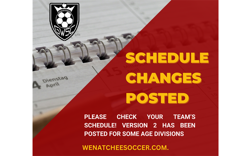 Check your schedules!