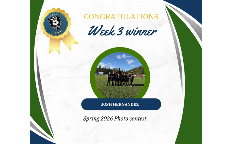Week 3 Photo contest Winner