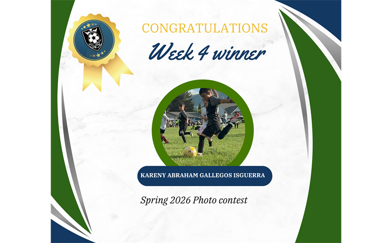 Week 4 Photo contest Winner